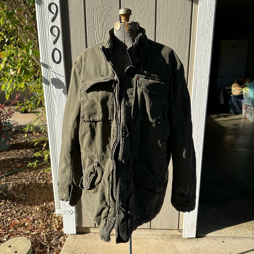 Mens Levi’s military style jacket